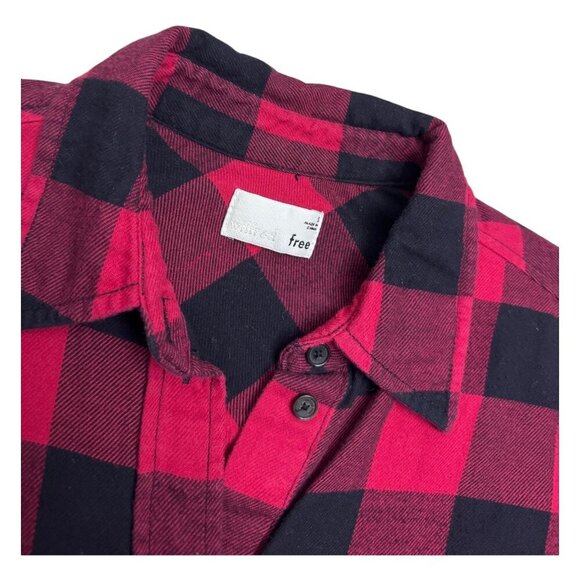 WILFRED Aritzia Plaid Casual Long Sleeve Button Up Shirt Womens Small - Picture 3 of 5